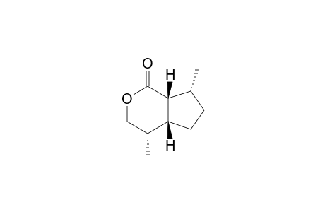 (4S,4aR,7R,7aR)-4,7-dimethyl-4,4a,5,6,7,7a-hexahydro-3H-cyclopenta[c]pyran-1-one
