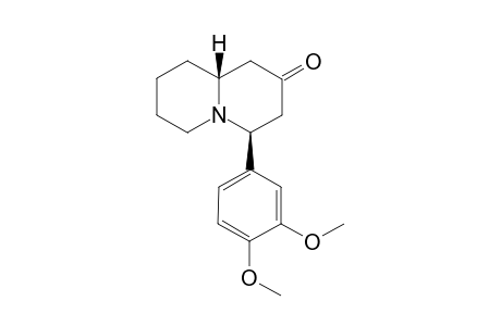 (4RS,10RS)-4-(3',4'Dimethoxyphenyl)quinolizidin-2-one