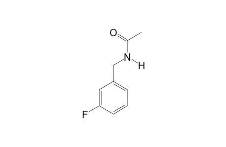 N-(3-fluorobenzyl)acetamide