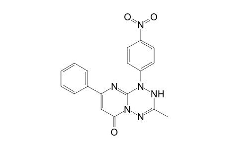 3-Methyl-1-(4-nitrophenyl)-8-phenyl-4H-pyrimido[1,2-b][1,2,4,5]tetrazin-6-one