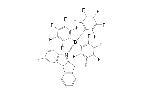 N-[TRIS-(PENTAFLUOROPHENYL)-BORANE]-2-METHYL-6,10B-DIHYDROINDENO-[2,1-B]-INDOLE