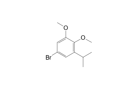 5-bromanyl-1,2-dimethoxy-3-propan-2-yl-benzene