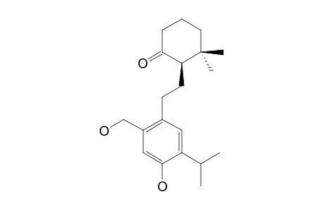 3,3-DIMETHYL-2-[2-(4-HYDROXY-2-HYDROXYMETHYL-5-ISOPROPYLPHENYL)-ETHYL]-CYClOHEXANONE