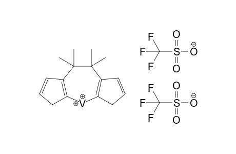 [(Tetramethyl)ethanediyl]-bis(cyclopentadienyl)vanadium - bis(triflate)
