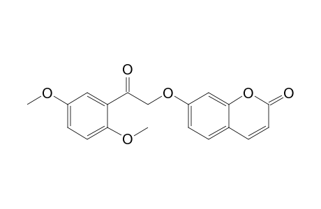 7-[2-(2,5-dimethoxyphenyl)-2-keto-ethoxy]coumarin