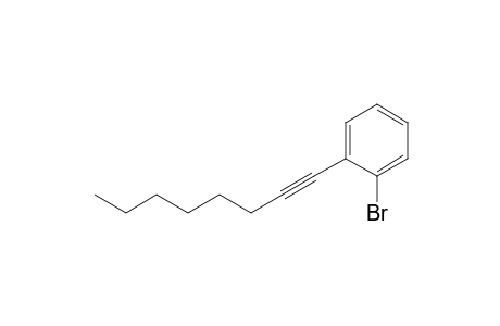 Benzene, 1-bromo-2-(1-octynyl)-