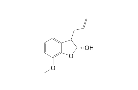 3-Allyl-7-methoxy-2,3-dihydrobenzofuran-2-ol