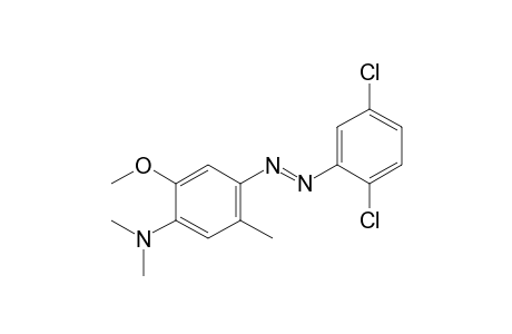 Benzenamine, 4-[2-(2,5-dichlorophenyl)diazenyl]-2-methoxy-N,N,5-trimethyl-