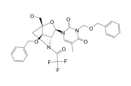 (1R,3R,4R,7R)-7-BENZYLOXY-3-[3-(BENZYLOXYMETHYL)-THYMIN-1-YL]-1-(HYDROXYMETHYL)-5-(TRIFLUOROACETYL)-2-OXA-5-AZABICYCLO-[2.2.1]-HEPTANE