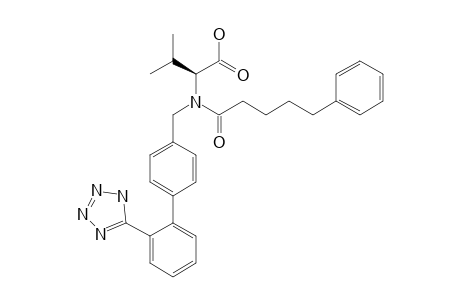 IMPURITY-III;(S)-N-(1-CARBOXY-2-METHYLPROP-1-YL)-N-(5-PEHNYL)-PENTANOYL-N-[2'-(1-H-TETRAZOL-5-YL)-BIPHENYL-4-YLMETHYL]-AMINE