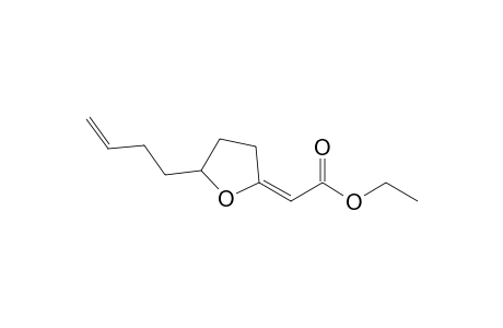 2-(E)-(Ethoxycarbonylmethylidene)-5-(3-butenyl)tetrahydrofuran