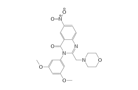 4(3H)-quinazolinone, 3-(3,5-dimethoxyphenyl)-2-(4-morpholinylmethyl)-6-nitro-