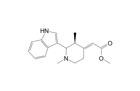 Methyl 2-(3-indolyl)-1,3.beta.-dimethyl-.delta.(4,.alpha.)-piperideine-4-acetate