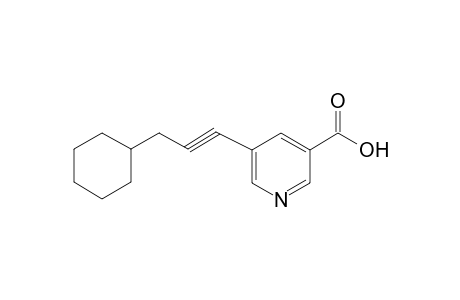 5-(3-Cyclohexylprop-1-ynyl)nicotinic acid