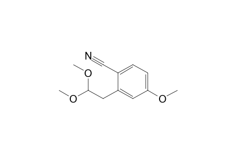 1-Cyano-2-(2,2-dimethoxyethyl)-4-methoxybenzene