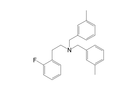 2-(2-Fluorophenyl)-N,N-bis(3-methylbenzyl)ethan-1-amine