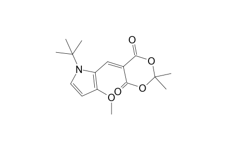 5-[(1-tert-Butyl-3-methoxypyrrol-2-yl)methylene]-2,2-dimethyl-1,3-dioxane-4,6-dione