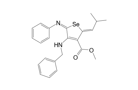 Methyl 4-(benzylamino)-2-(2'-methylpropylidene)-5-(phenylimino)-2,5-dihydroselenophene-3-carboxylate