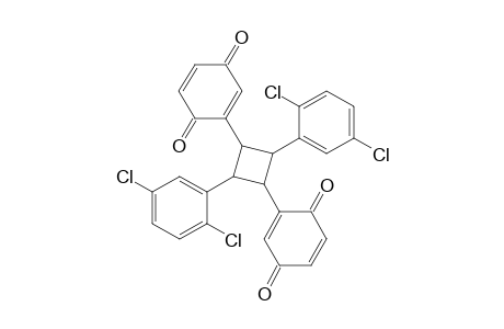 2-[2,4-bis(2,5-dichlorophenyl)-3-(3,6-diketocyclohexa-1,4-dien-1-yl)cyclobutyl]-p-benzoquinone