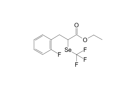 2-[(trifluoromethyl)seleno]-3-(2-fluorophenyl)propanoic acid ethyl ester