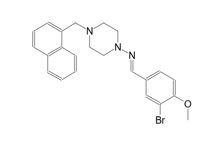 1-piperazinamine, N-[(E)-(3-bromo-4-methoxyphenyl)methylidene]-4-(1-naphthalenylmethyl)-
