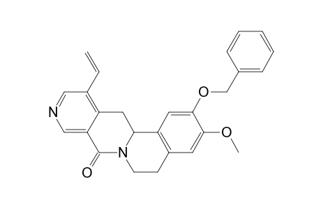 8H-Isoquino[2,1-b][2,7]naphthyridin-8-one, 12-ethenyl-5,6,13,13a-tetrahydro-3-methoxy-2-(phenylmethoxy)-, (.+-.)-