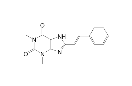 1,3-Dimethyl-8-[(E)-2-phenylethenyl]-7H-purine-2,6-dione