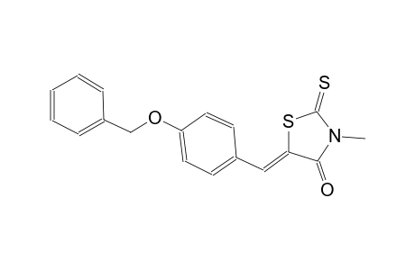 (5Z)-5-[4-(benzyloxy)benzylidene]-3-methyl-2-thioxo-1,3-thiazolidin-4-one