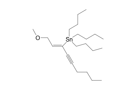 (Z)-1-Methoxy-3-tributylstannyl-2-nonen-4-yne