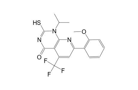pyrido[2,3-d]pyrimidin-4(1H)-one, 2-mercapto-7-(2-methoxyphenyl)-1-(1-methylethyl)-5-(trifluoromethyl)-