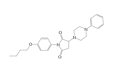 1-(4-butoxyphenyl)-3-(4-phenyl-1-piperazinyl)-2,5-pyrrolidinedione