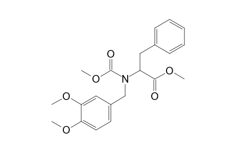 2-[(3,4-dimethoxyphenyl)methyl-methoxycarbonylamino]-3-phenylpropanoic acid methyl ester