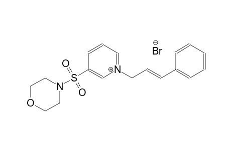 3-(4-morpholinylsulfonyl)-1-[(2E)-3-phenyl-2-propenyl]pyridinium bromide