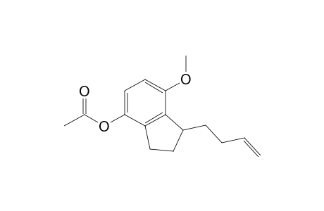 1-(But-3-enyl)-4-acetoxy-7-methoxyindane