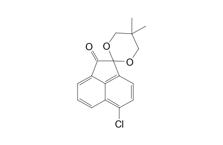 Spiro[(5-chloroacenaphten-1-one)-2,2'-(5',5'-dimethyl-1',3'-dioxane)]