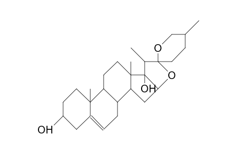 Spirost-5-en-3,17-diol