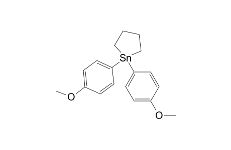 Stannacyclopentane, 1,1-bis(4-methoxyphenyl)-