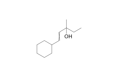 1-cyclohexyl-3-methylpent-1-en-3-ol