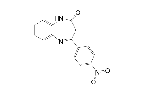 4-(4-nitrophenyl)-1,3-dihydro-1,5-benzodiazepin-2-one