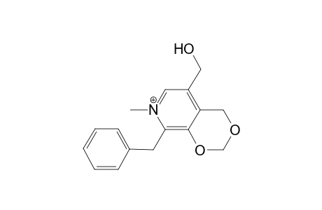 8-Benzyl-5-(hydroxymethyl)-7-methyl-4H-[1,3]dioxino[4,5-c]pyridin-7-ium