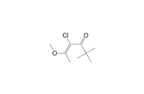 4-Hexen-3-one, 4-chloro-5-methoxy-2,2-dimethyl-, (Z)-