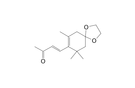 3-Buten-2-one, 4-(7,9,9-trimethyl-1,4-dioxaspiro[4.5]dec-7-en-8-yl)-, (E)-