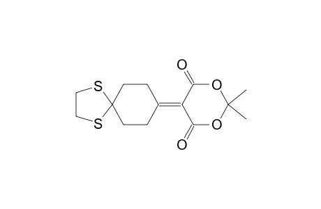 1,3-Dioxane-4,6-dione, 5-(1,4-dithiaspiro[4.5]dec-8-ylidene)-2,2-dimethyl-