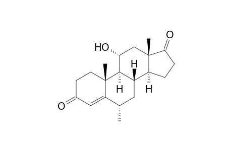 (6S,8S,9S,10R,11R,13S,14S)-11-hydroxy-6,10,13-trimethyl-2,6,7,8,9,11,12,14,15,16-decahydro-1H-cyclopenta[a]phenanthrene-3,17-dione