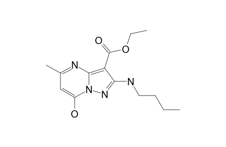 ETHYL-2-(N-BUTYLAMINO)-7-HYDROXY-5-METHYL-PYRRAZOLO-[1,5-A]-PYRIMIDINE-3-CARBOXYLATE