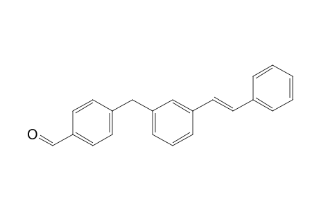 4-{3-[(1E)-2-Phenylvinyl]benzyl}benzaldehyde
