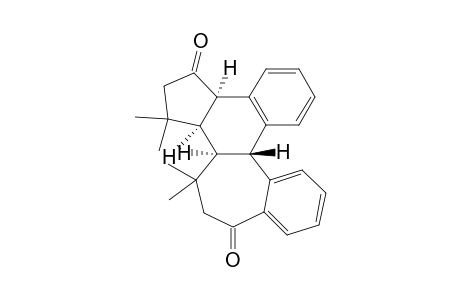 Benzo[6,7]cyclohepta[1,2-a]cyclopenta[c]naphthalene-5,10-dione, 4b,6,7,7a,7b,8,9,14b-octahydro-7,7,8,8-tetramethyl-, (4b.alpha.,7a.alpha.,7b.alpha.,14b.beta.)-