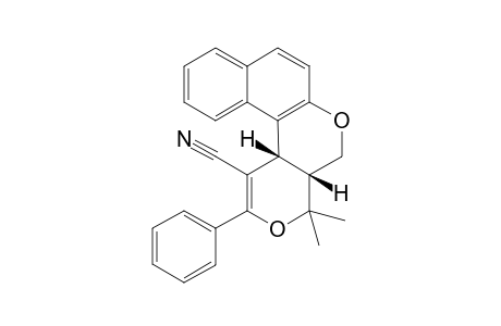 (4aR,12cS)-4a,12c-Dihydro-4,4-dimethyl-2-phenyl-4H,5H-naphth[2,1-b]pyrano[3,4-d]pyran-1-carbonitrile