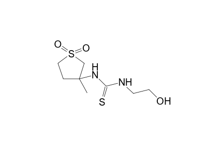 N-(2-hydroxyethyl)-N'-(3-methyl-1,1-dioxidotetrahydro-3-thienyl)thiourea