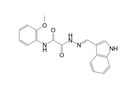 2-[(2E)-2-(1H-indol-3-ylmethylene)hydrazino]-N-(2-methoxyphenyl)-2-oxoacetamide